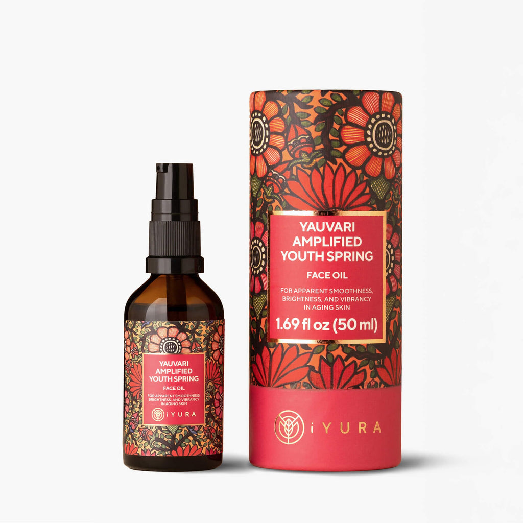 Yauvari Amplified Youth Spring - Best Face Moisturizer for Dry Skin, Aging or Mature Skin - Natural Skincare with Natural Vitamin E & Vitamin B Face oil iYURA 