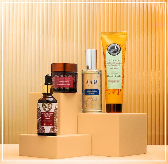 Your One Step Solution for Oily - Acne Prone skin - A Routine That Controls Oiliness & Prevents Pore-Clogging Beauty set The Ayurveda Experience 