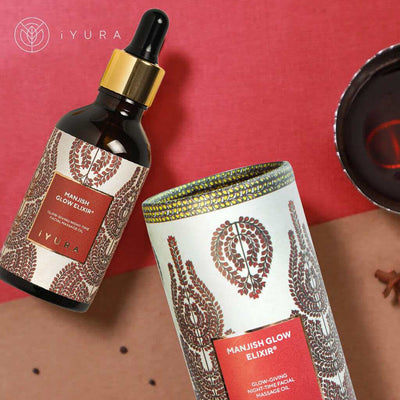 AM/PM Face Oils - 5,000 Year Old Skincare Ritual - Best Ayurvedic Skin Oils for Morning and Evening Daily with Haldi, Manjishta, Natural Vitamin C, Vitamin E - Morning Brightening Oil + Evening Even-Toning Oil Beauty set iYURA