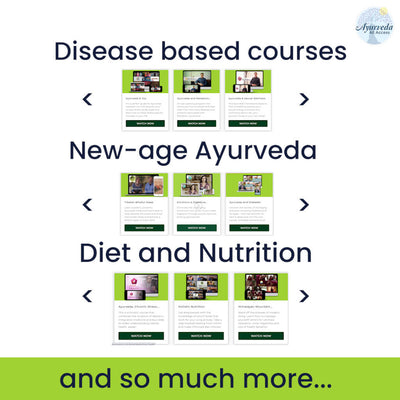 Ayurveda All Access - Yearly Subscription to All Ayurveda Video Courses Educational Course The Ayurveda Experience