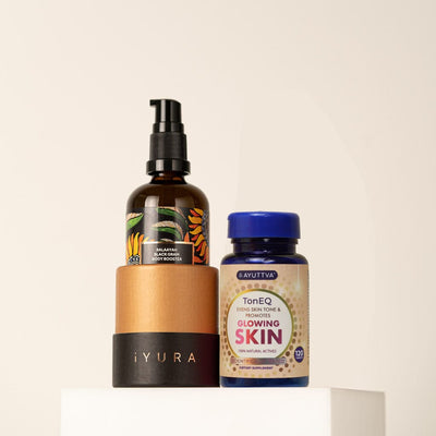 Balaayah Black Gram Body Booster and TonEQ Even-Toning Supplement Skin Care The Ayurveda Experience