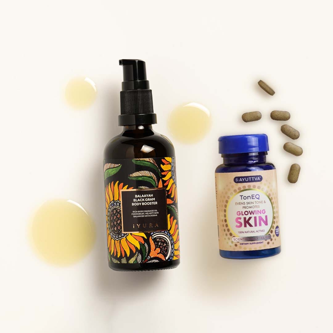 Balaayah Black Gram Body Booster and TonEQ EvenToning Supplement