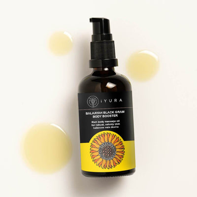 Balaayah Black Gram Body Booster - Best Body Oil for Saggy Skin Body Oil iYURA