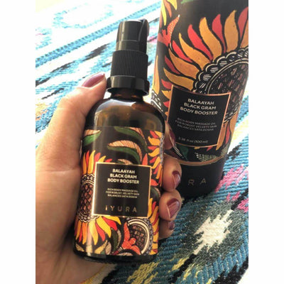 Balaayah Black Gram Body Booster -With the Richness of Black Gram & Himalayan Salt Body Oil iYURA