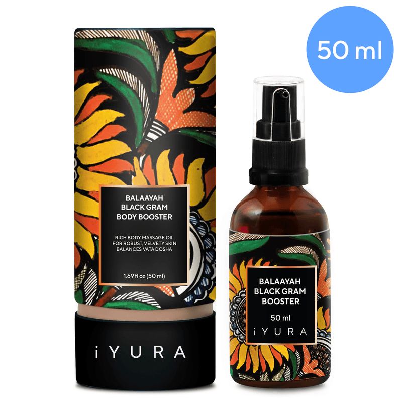 Balaayah Black Gram Body Booster -With the Richness of Black Gram - Pick your size Body Oil iYURA 