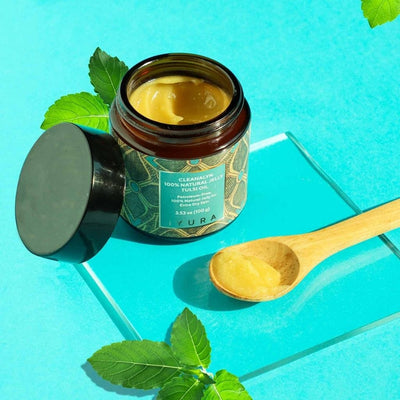 Bestselling PetroFree Jelly Duo: Cleanalyn Natural Jelly: Tulsi and Eucalyptus - For Excessively Dry Skin Natural Jelly iYURA