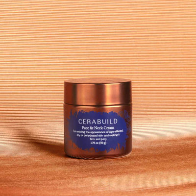 Cerabuild Face and Neck Cream - Resurface, Plump & Protect Your Skin with Phyto-Ceramides Lotion & Moisturizer A Modernica Naturalis