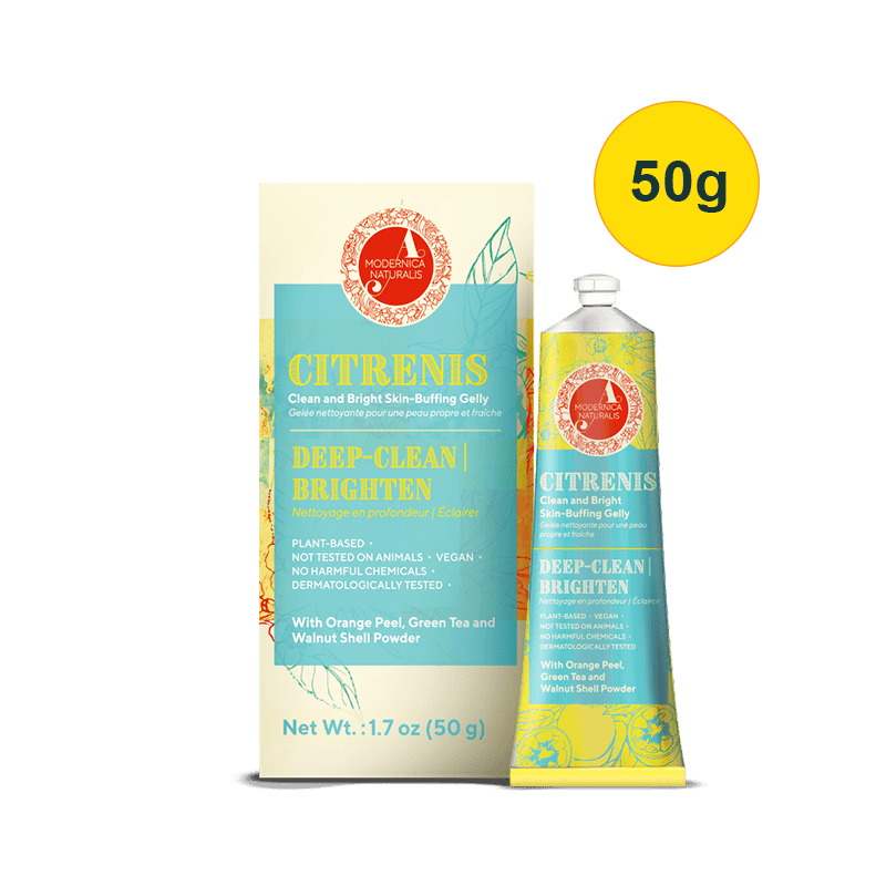 Citrenis Clean and Bright Skin-Buffing Gelly Pick Your Size Face Scrub A Modernica Naturalis 1.76 oz (50 g) 