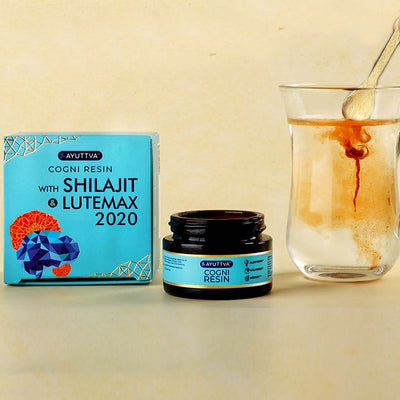 Cogni Resin - With High-Quality Pure Himalayan Resin and Award-Winning Lutemax 2020 Supplements Ayuttva
