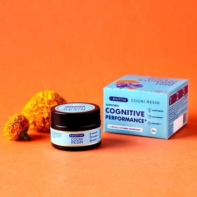 Cogni Resin - With High-Quality Pure Himalayan Resin and Award-Winning Lutemax 2020 Supplements Ayuttva