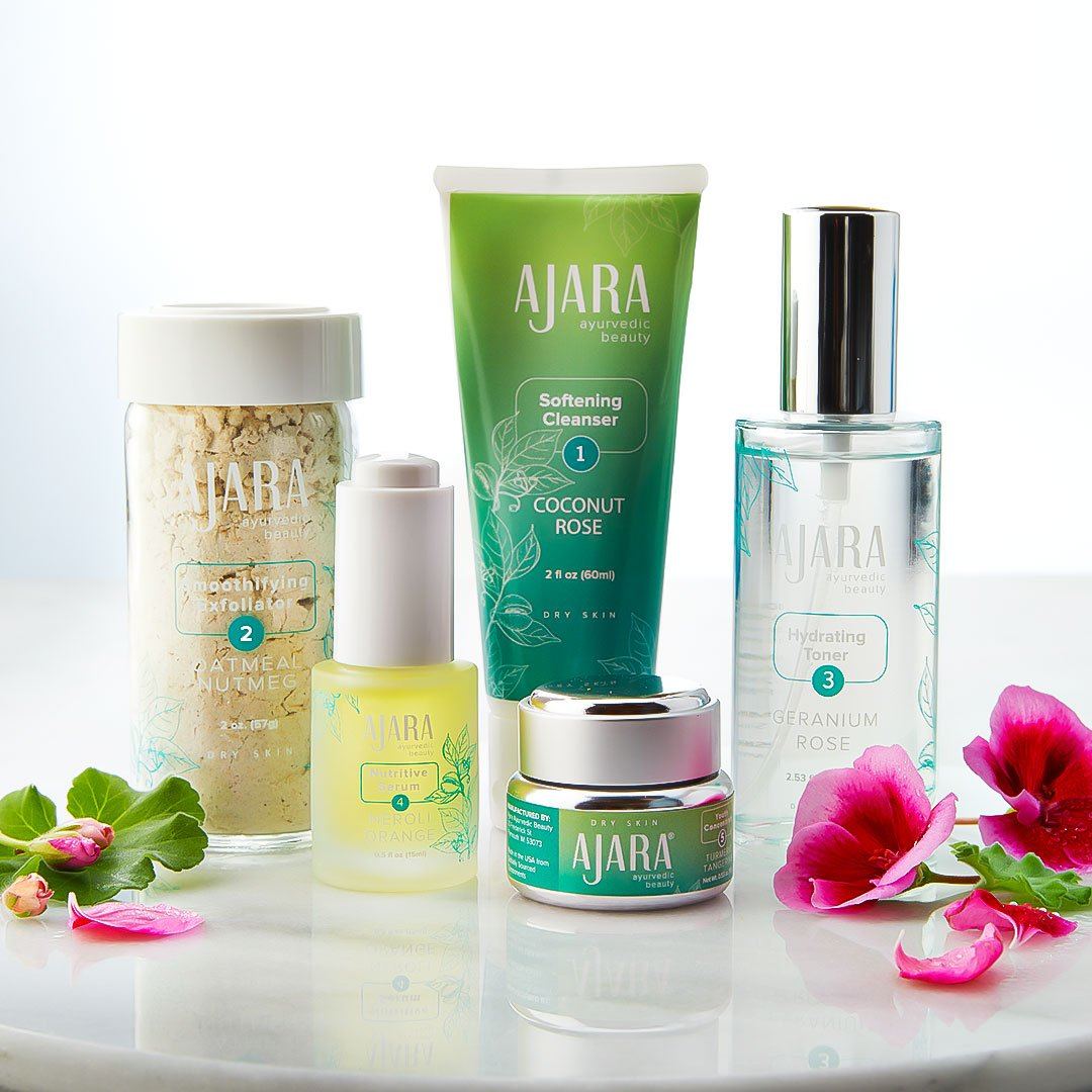 Daily Face Care Kit for Mature or Dry Skin Ajara 