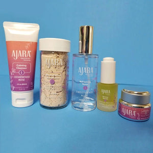 Daily Face Care Kit for Sensitive or Combination Skin Ajara 