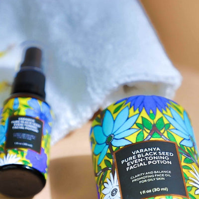 FREE GIFT: Black Seed Potent Face & Hair Elixirs Combo - With Varanya Pure Black Seed Even-Toning Facial Potion & Keranya Pure Black Seed Potent Hair Potion singleton_gift iYURA