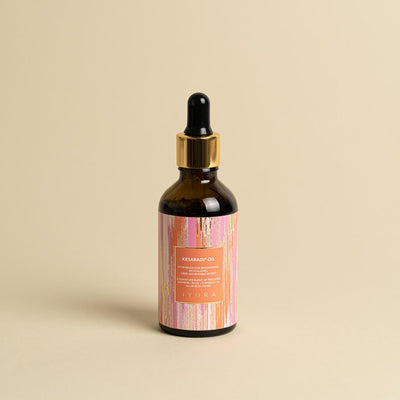 Kesaradi Oil - Daily Ayurvedic Face Oil with Saffron, Natural Vitamin E, Vetiver, Licorice and Haldi Face oil iYURA