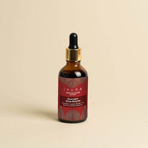 Manjish Glow Elixir - Ayurvedic Night-Time Face Oil - Natural Moisturizer for Healthy, Glow-y Skin Night-time face oil iYURA 