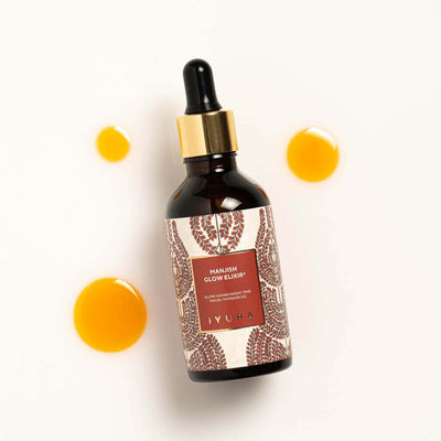 Manjish Glow Elixir - Ayurvedic Nighttime Face Oil for Even Skin Tone Night-time face oil iYURA
