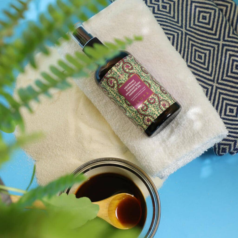 Mehfranz Eternally Fragrant Body Massage Oil - Ayurvedic Body Oil for Managing Body Odor Body Oil iYURA 
