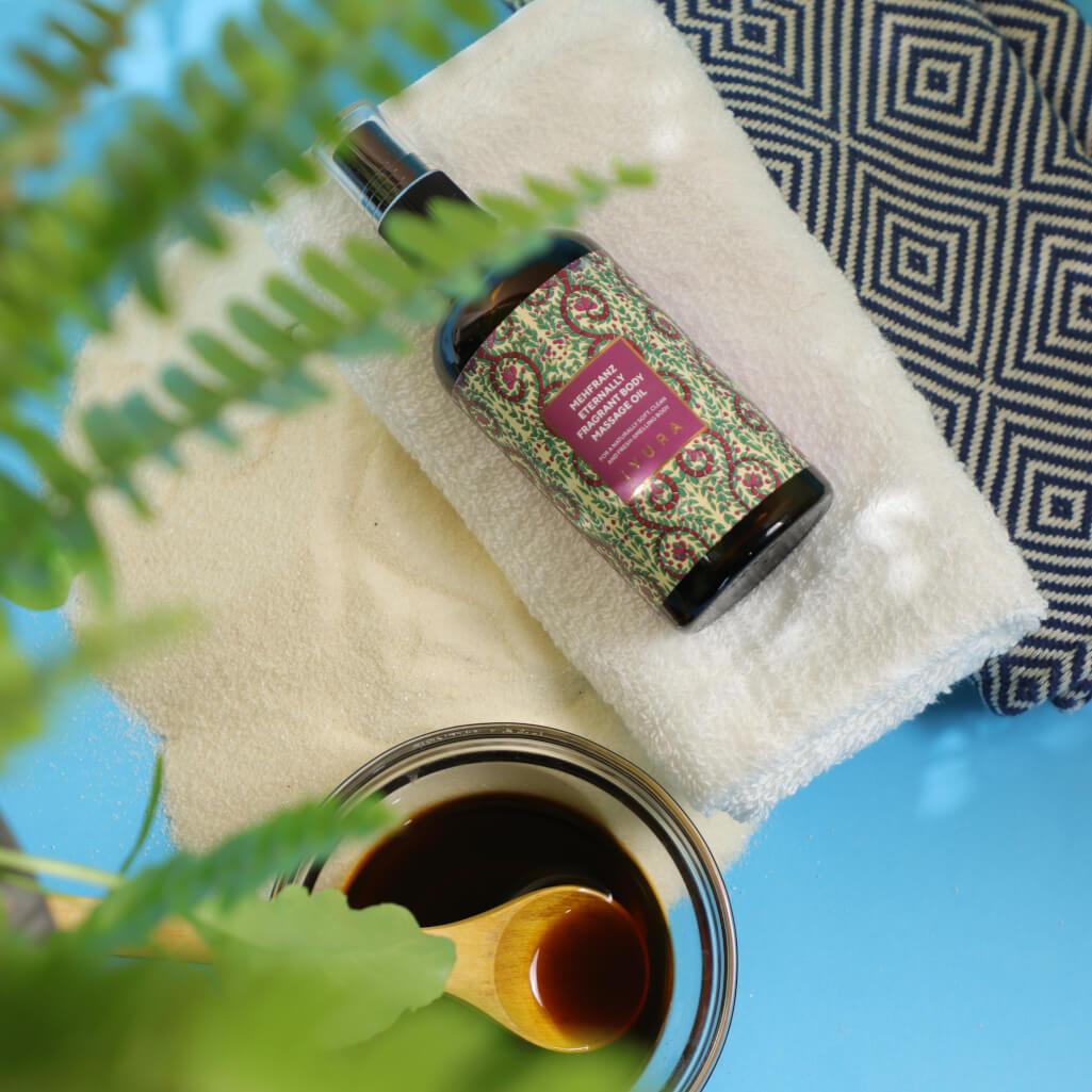Mehfranz Eternally Fragrant Body Massage Oil - With Natural Fragrance Body Oil iYURA 