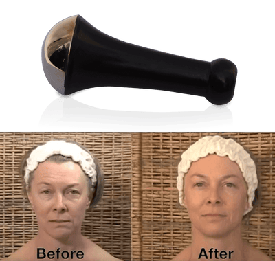 Mini Face Oil Kit with Kansa Face Wand - 5 Ayurvedic Face Oils with Facial Massage Tool Trial Kit iYURA