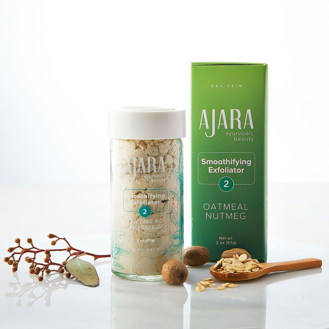 Oatmeal Nutmeg Smoothifying Exfoliator (For Dry/Vata Skin) Face and Body Scrub Ajara 