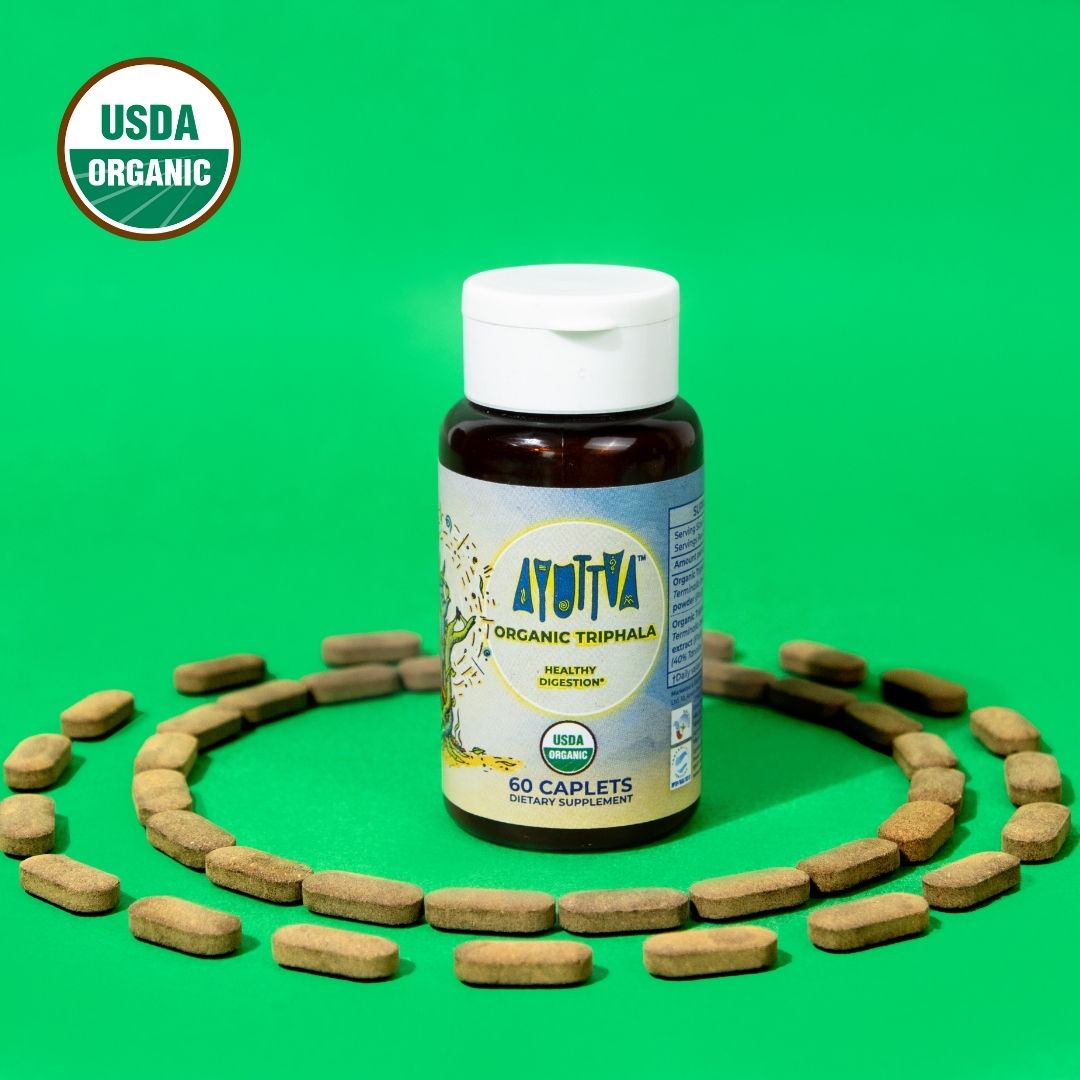 Organic Triphala - For Healthy Digestion - Get Your First Supplement FREE Supplements Ayuttva 