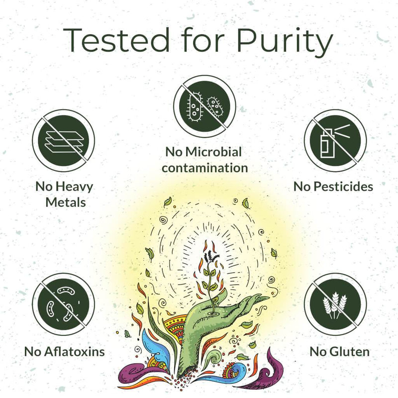 Organic Tulsi - For Calmness and Relaxation - Get Your First Supplement FREE Supplements Ayuttva 