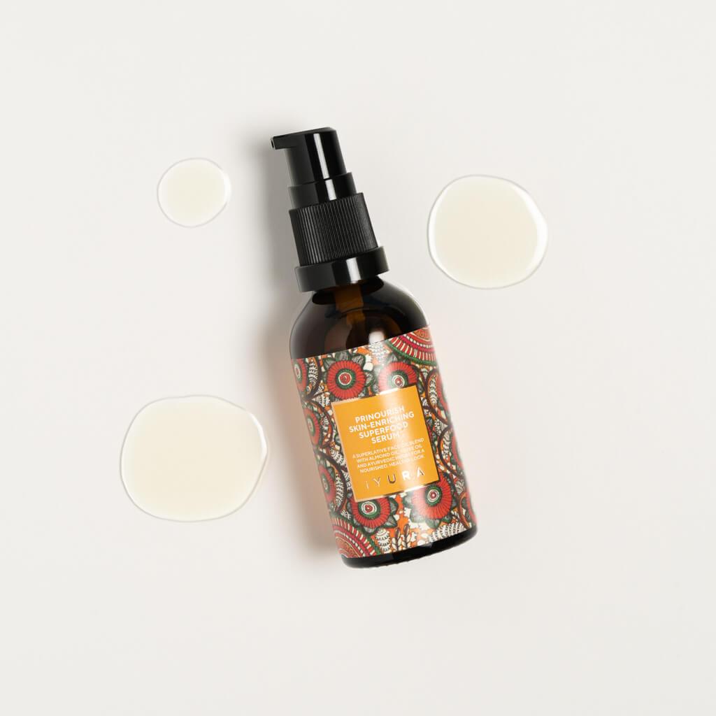 Prinourish Skin-Enriching Superfood Serum - Wholesome Moisturizer for Nourished, Balanced Skin Face oil iYURA 