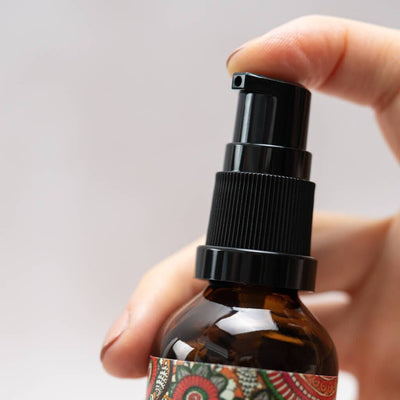 Prinourish Skin-Enriching Superfood Serum - With Almond Oil, Olive Oil, Turmeric, Mango and More Ayurvedic Herbs - Pick your size Face oil iYURA