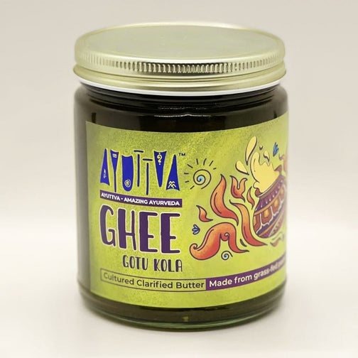 Pure Organic Ghee - Gotu Kola-Infused - A2 Grass-Fed Cow Ghee Ghee Ayuttva 