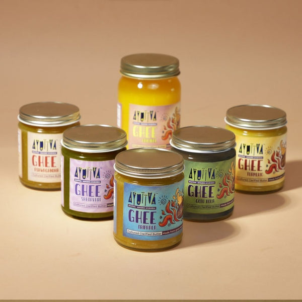 Pure Organic Ghee TurmericInfused A2 GrassFed Cow Ghee