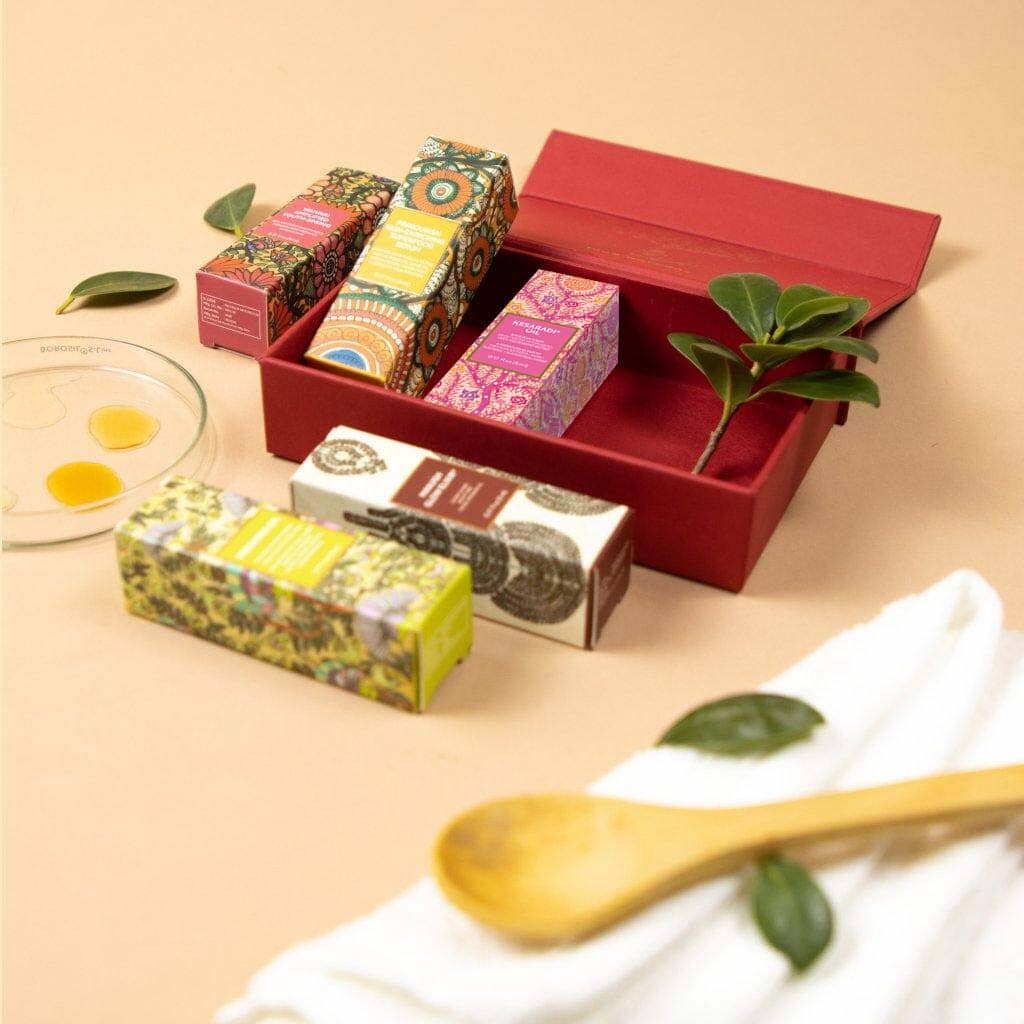 The Real Face of Beauty – 5 Ayurvedic Face Oil Minis Trial Kit iYURA 